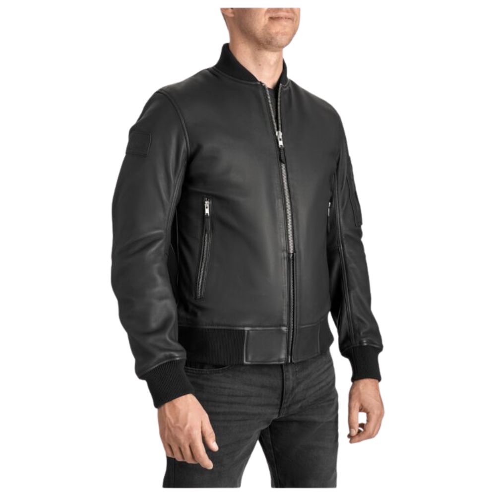 Pando Moto Falcon Aviator Leather Jacket
