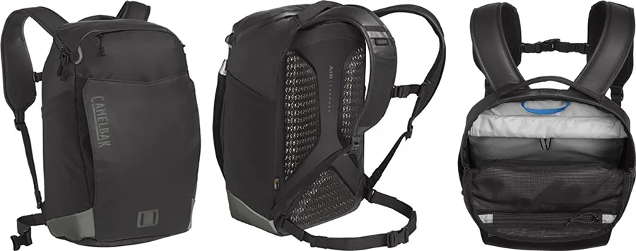 CamelBak M.U.L.E. Commute 22 Bike Backpack with Weatherproof-Laptop Sleeve Black