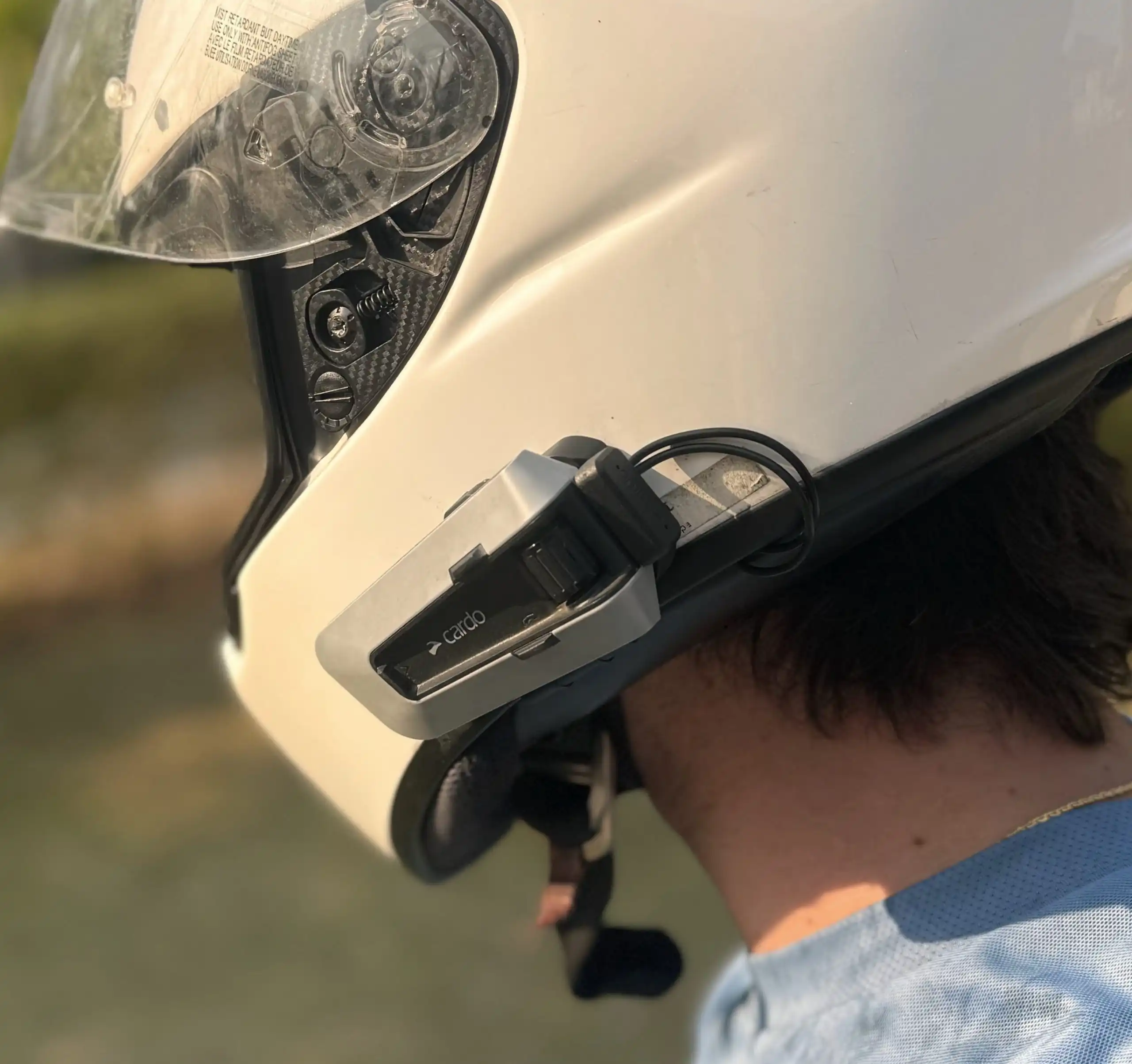 Cardo Packtalk Custom Upgradable Mesh Motorcycle Communication System