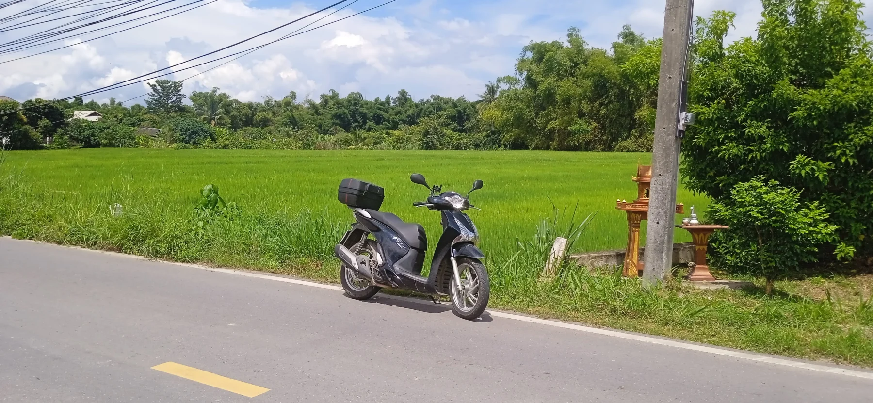 Chang Puak Road for about 15 km to Mae Rim