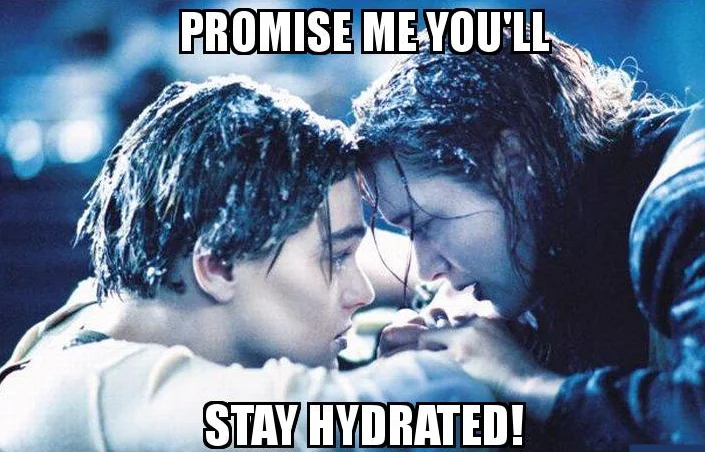 stay hydrated