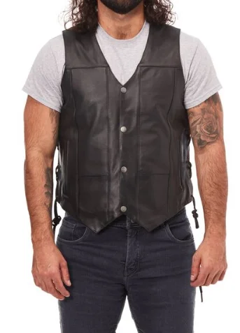 Street & Steel 2nd Amendment Leather Vest