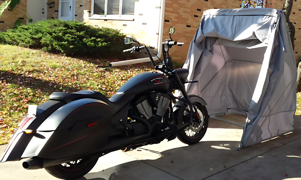 The Bike Shield Tourer Motorcycle Shelter (1)