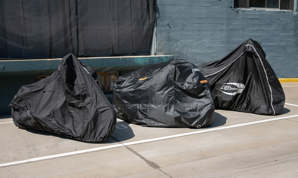What is the best material to cover a motorcycle